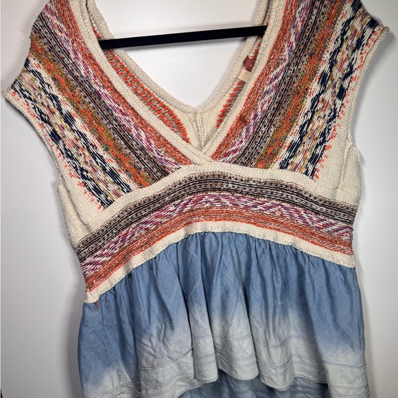 Free People Multicolor Knit Top - Picture 5 of 9